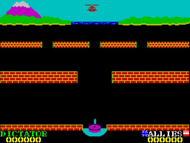 Beach-Head II - ZX Spectrum game screenshot (1985) by US Gold